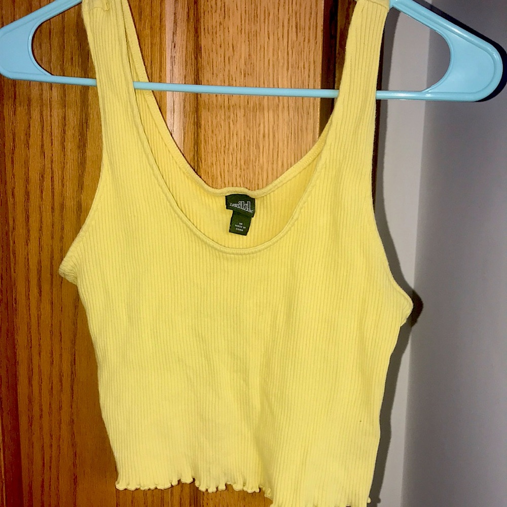 Yellow tank top